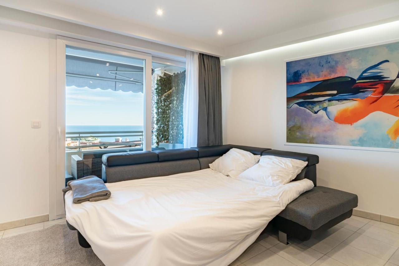 Apartamento Monaco Border, Terrace, Sea view, Parking Beausoleil Exterior foto
