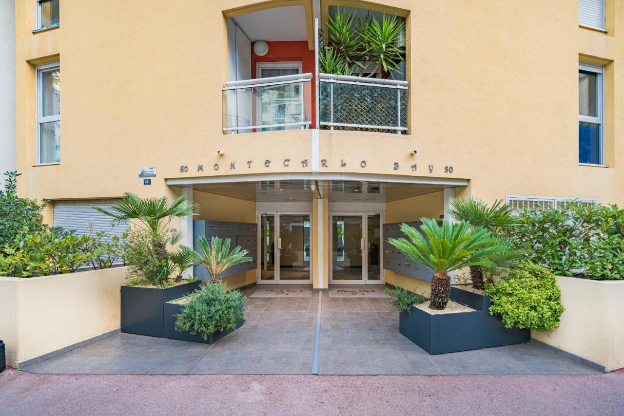 Apartamento Monaco Border, Terrace, Sea view, Parking Beausoleil Exterior foto