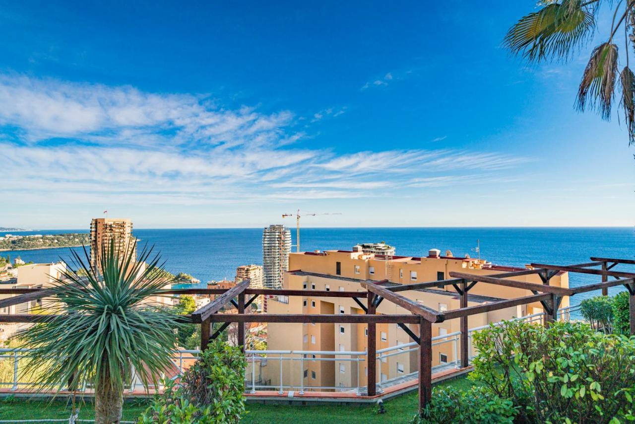 Apartamento Monaco Border, Terrace, Sea view, Parking Beausoleil Exterior foto