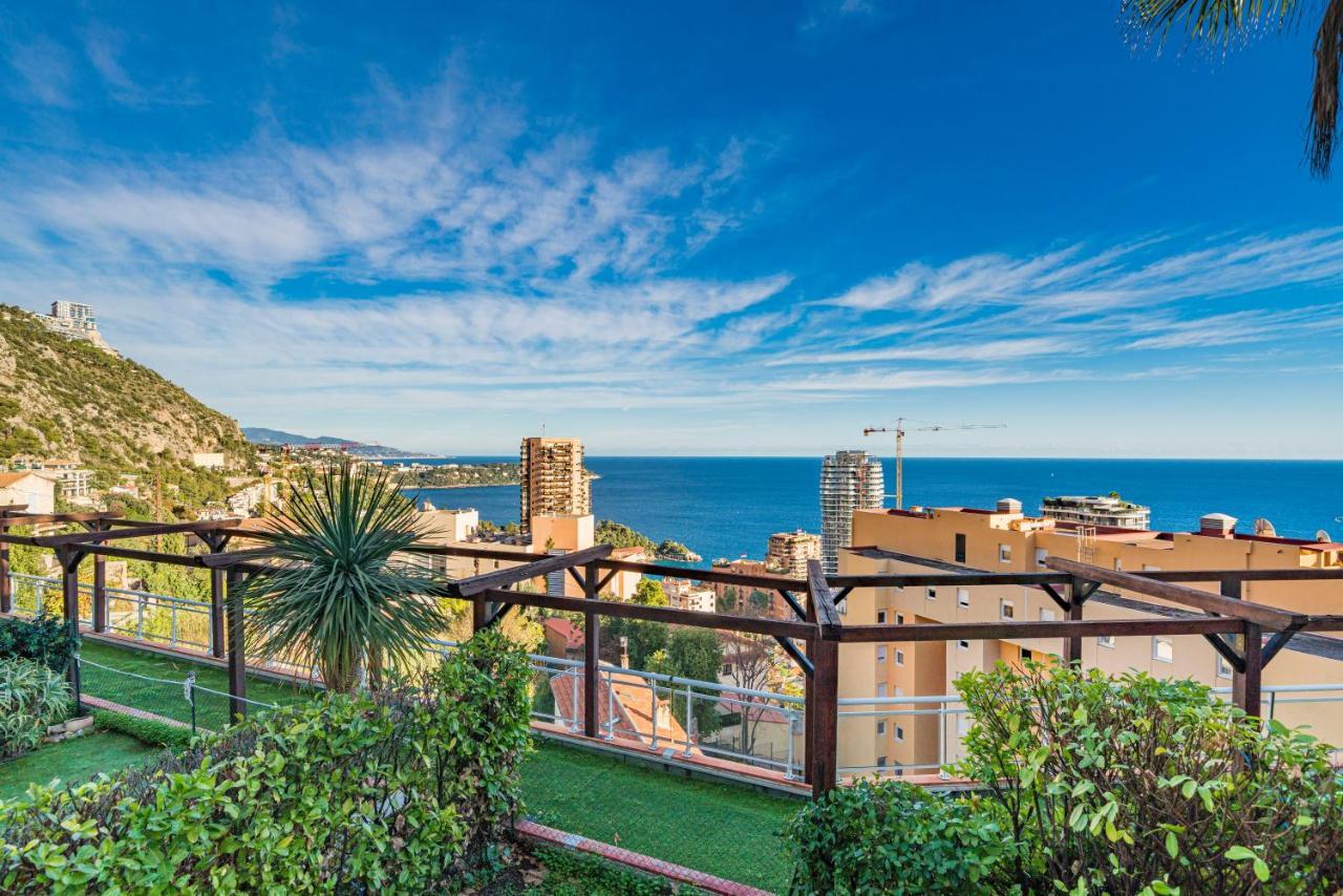 Apartamento Monaco Border, Terrace, Sea view, Parking Beausoleil Exterior foto